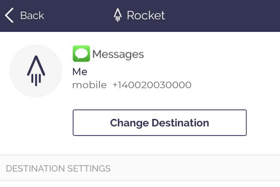 Integrating iMessage with the Rocketbook App