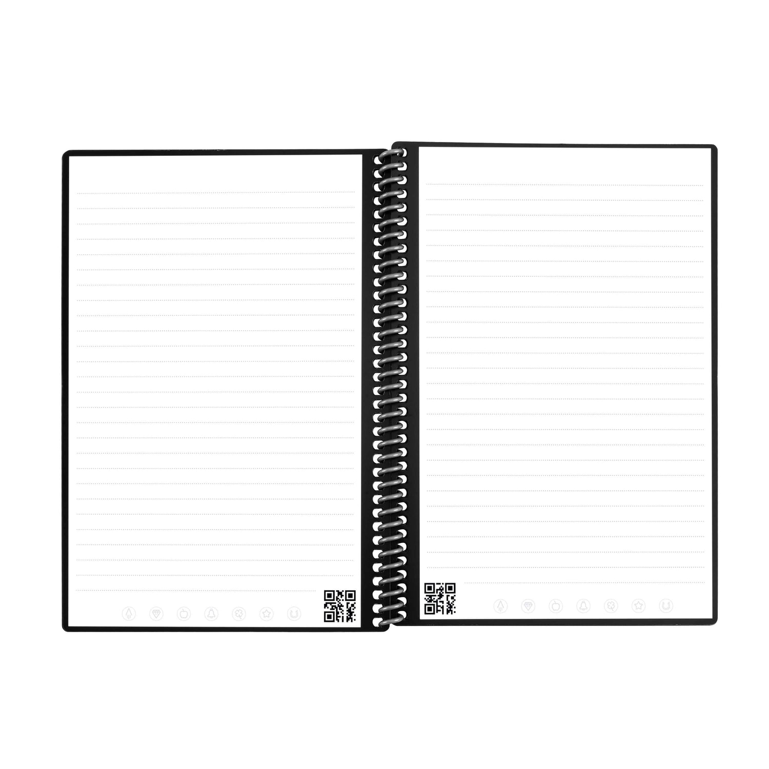lined reusable notebook pages