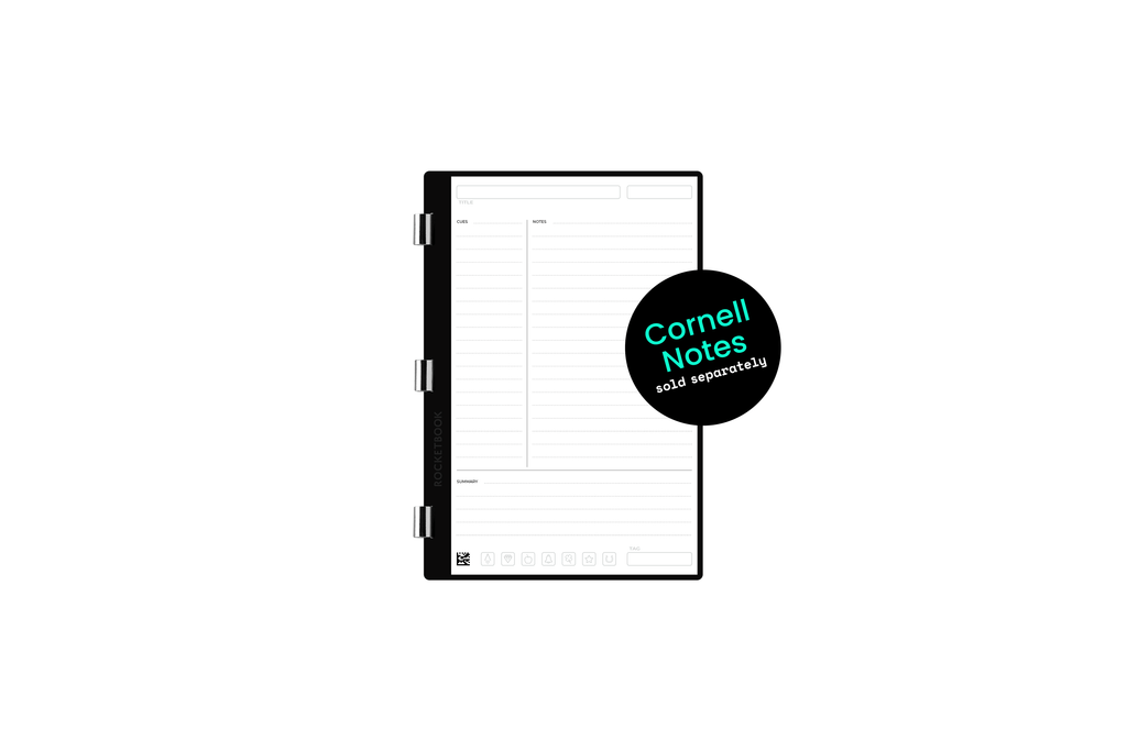 Letter size Rocketbook Pro Page Pack with Cornell notes template