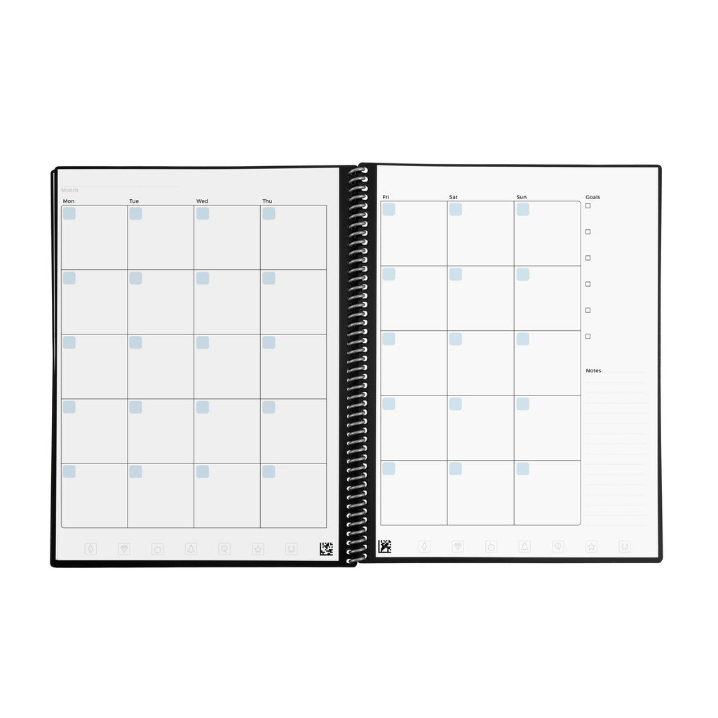 monthly calendar pages