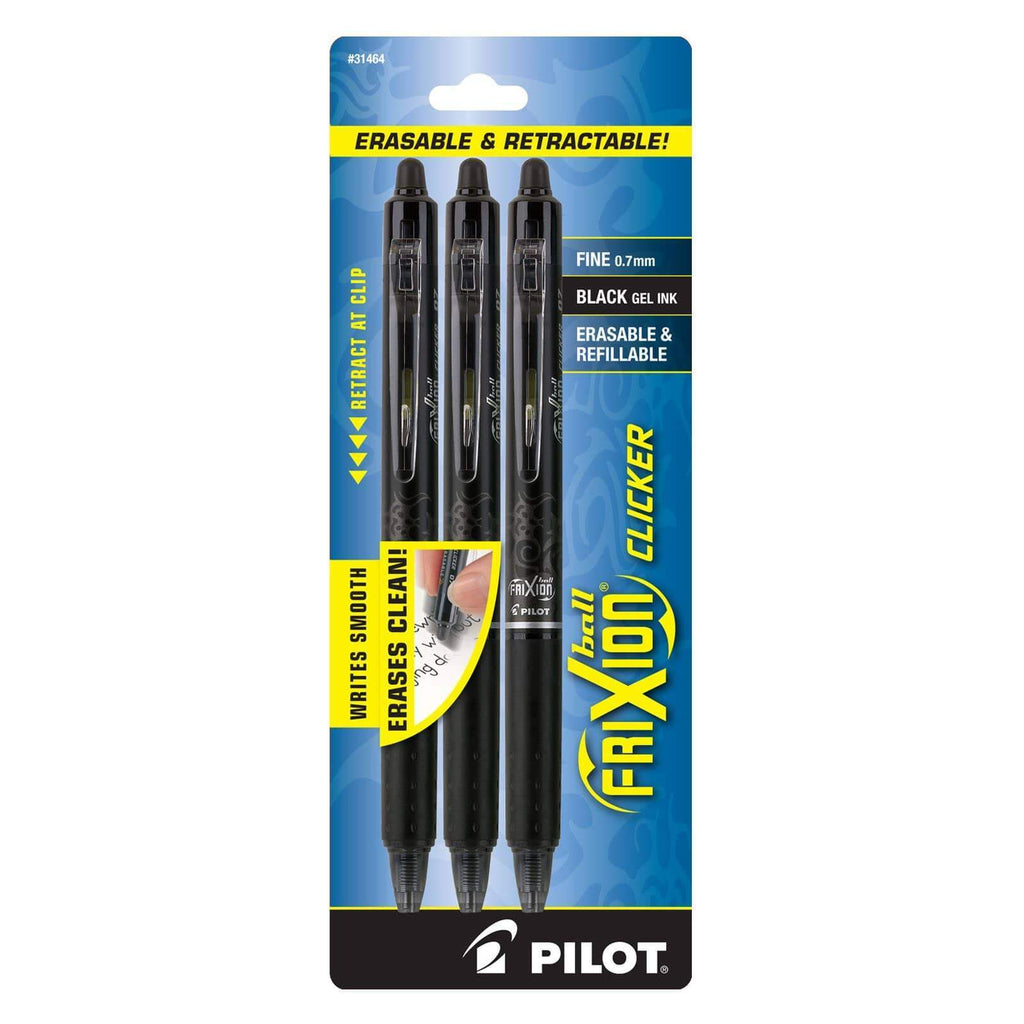 Rocket Innovations pen Black Frixion Pen (3 Pack) 